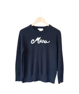 Kate Spade Broome Street Meow Embroidered Wool Blend Sweater  Black Size... - £20.09 GBP