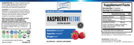 Raspberry Ketone Max Blend (ULTRA BLEND) 60 Capsules - Vital Boost Labs  - $39.77