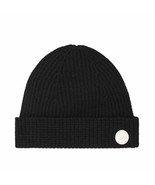 FOLK Wool Beanie Cap One Size Dark Blue Textured Knit Turn Up Design - $543.11 MXN