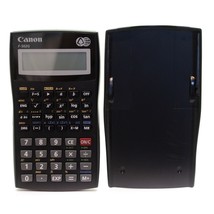 Vintage Canon F-502G Engineering Scientific Calculator With Cover Black - $11.86