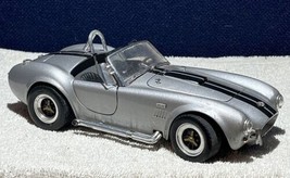 1964 Shelby Cobra 427 S/C Roadster Silver &amp; Black Road Signature 92058 1:18 - £19.78 GBP