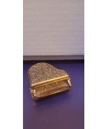 Avon Baby Grand Piano Mini Perfume Compact 1971 Empty Gold Embossed ^ - $465.08 MXN
