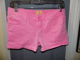 P.S. AEROPOSTALE BRIGHT PINK ADJUSTABLE WAIST SHORTS SIZE 14 GIRL'S EUC - $17.48