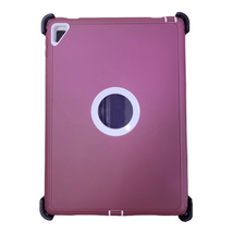 Heavy Duty Case With Stand PURPLE/WHITE For I Pad Air 2 A1566/A1567 - £11.17 GBP