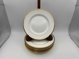 Set of 8 Waterford Fine China LISMORE GOLD Bread &amp; Butter Plates - $69.99