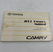 2003 Toyota Camry Owners Manual OEM F03B37059 - $13.49