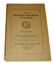1926 3rd Order St Francis Clergy Proceedings 2nd National Convention Boo... - £15.72 GBP