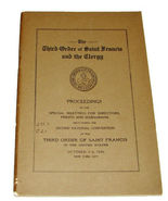 1926 3rd Order St Francis Clergy Proceedings 2nd National Convention Boo... - $19.99