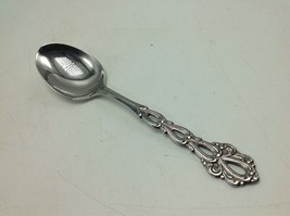 Oneida Community Stainless Spoon Tablespoon Chandelier Pattern Pierced Handle - £13.44 GBP