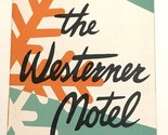 1950s Westerner Hotel Aspen Colorado Advertising Travel Brochure - £13.10 GBP