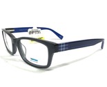 Raycers KB 3003 GR Kids Eyeglasses Frames Black Blue Rectangular 48-16-130 - £21.89 GBP