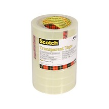 Scotch Economy Transparent Tape - 8 Rolls - 19 mm x 66 m  - $32.00