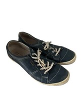 Josef Seibel Womens Shoes Caspian Low Top Blue Leather Sneakers Sz 41 / 10 Us - £25.02 GBP