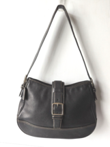 VTG Coach Hampton Soho Black  Leather Shoulder Hand Bag 7583 Purse Classic Gift - £72.28 GBP