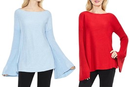 NWT Womens Size S M L Nordstrom Vince Camuto Bell Sleeve Ribbed Knit Sweater - £19.97 GBP