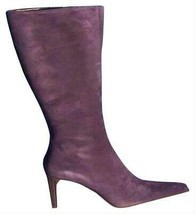 Donald Pliner Couture Suede Leather Boot Shoe Full Side Zipper New $495 NIB - $198.00