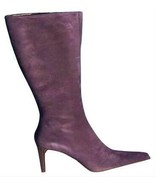 Donald Pliner Couture Suede Leather Boot Shoe Full Side Zipper New $495 NIB - £157.78 GBP