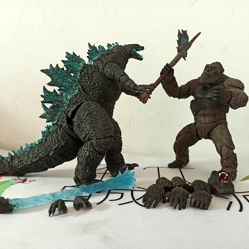 2021 King Kong Vs Godzilla Action Figure  Collection Collectable Model Toy Gift - £26.87 GBP+