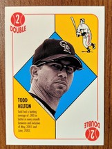 Todd Helton Colorado Rockies 2003 Topps Double #2 - Fast Shipping - £3.85 GBP