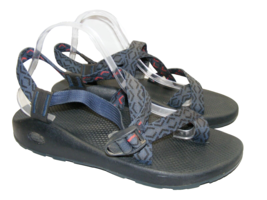 Chaco Men&#39;s Classic Sandals Stepped Blue Black Size 11 US Shoes J106171 - £29.34 GBP