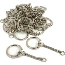 24 Locking Key Snake Chain Keyring Crafts Parts 25mm - £8.93 GBP