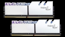 NEW 32GB 2x16GB Trident Z ROYAL G.SKILL DDR4-3600 F4-3600C19D-32GTRS Mem... - $1,476.14 MXN