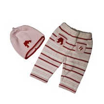 Purple Mountain MLB Boston Red Sox Baseball Knit Pants &amp; Hat Set 18 MO - £19.55 GBP