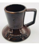 Vintage Frangelico Frank Brown Ceramic No Spill Wide Bottom Coffee Cup 4... - £11.01 GBP