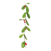 Mistletoe Garland 6&#39;L Polyester - £52.44 GBP