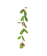 Mistletoe Garland 6&#39;L Polyester - $70.65 CAD