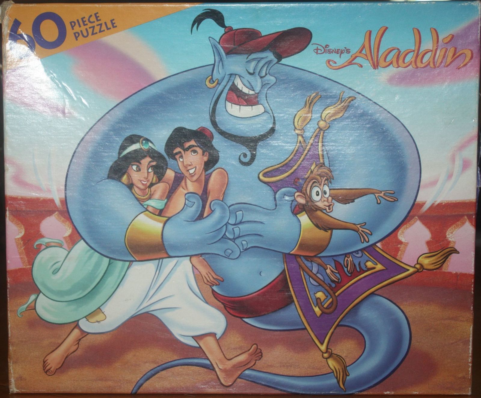 1990s Parker Brothers Disney Aladdin 60 Piece Puzzle - Complete - $10.00
