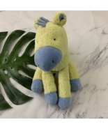 Pottery Barn Kids Gund Plush Horse Stuffed Animal Green Blue Large Floppy - $23.75