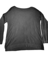 Apt 9 Women Sweater Size M Black Preppy Rhinestone Classic Long Sleeve K... - $13.50