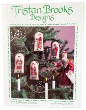 Tristan Brooks Designs Antique Santas Ornaments Cross Stitch Pattern Chart - $9.45