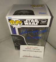 Hayden Christensen Hand Signed Autograph &amp; Character Funko Pop COA + JSA Darth V - $650.00