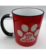 Michelle&#39;s Creatives Red Best Cat Mom Mug 11 Ounce Mug - $26.02 CAD