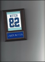 Jason Witten Jersey Plaque Dallas Cowboys Football Nfl - $4.94