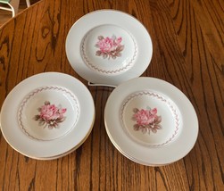 Noritake Rosemont China Porcelain Gold Trim Soup Bowls Set Of 8 Gray Whi... - $474.74 MXN