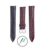 20mm/22mm Alligator Leather Strap (Change Tool + Springs Included) - 20 ... - £4.99 GBP
