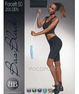 Leggings Deportes Mitad Pierna de Mujer Guarida 200 Dinero Bas Blach For... - $14.26