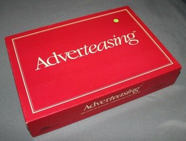 Vintage 1988 Adverteasing Board Game The Game Of Slogans, Commercials &amp; Jingles - £6.80 GBP