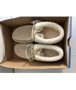 Hey Dude Wendy Fold Brushed Cozy Ivory Boots Size 7 - $45.42