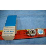 Centralab F-2 10MEG FASTACH II FRONT GLOBE UNION INC POTENTIOMETER TAPER... - $12.82