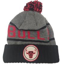 Chicago Bulls NBA Beanie Hat MITCHELL &amp; NESS Black Gray Bulls Beanie OSFA - €22,05 EUR