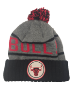 Chicago Bulls NBA Beanie Hat MITCHELL &amp; NESS Black Gray Bulls Beanie OSFA - €22,05 EUR