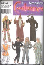 Uncut Size XS S M L XL Halloween Costume Simplicity 4454 Pattern Wizard ... - $8.99