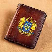  Men Wallets Ukraine Forces Badge Printing Short Card Holder Purse Billfold Men&#39; - £62.87 GBP