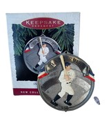 Babe Ruth Baseball Heroes Round Collectors Hallmark 1994 Christmas Ornament - $14.84