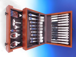 Barocco by Wallace Sterling Silver Flatware Set 12 Service 66 pc Italy Dinner - £7,705.85 GBP