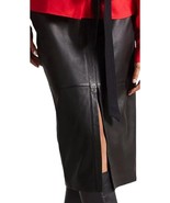 Skirt Leather Long Size Maxi Women&#39;s Lambskin Nwt Vintage Women Lined Bl... - $163.41 CAD+